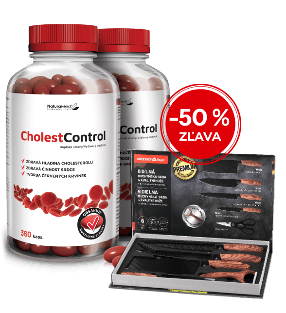 Balenie CholestControl ročné s vysokým obsahom omega-3